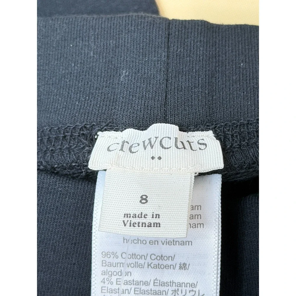 NWT Crewcuts J.Crew Girls‎ Cozy Leggings Black Size 8